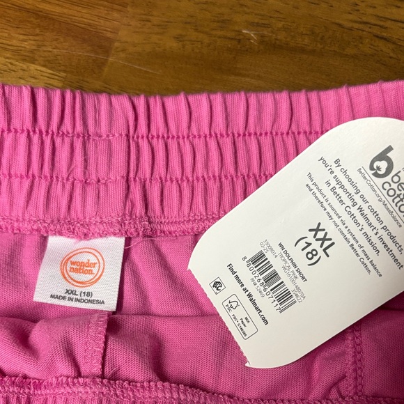 Wonder Nation - 2 pk Girl’s  Athletic Shorts (size xxl/18) - Picture 2 of 3